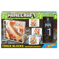 Minecraft Hot Wheels Coffret Piste Blocs et Mine Abandonnée