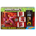 Ensemble de jeu Forteresse du Nether avec blocs de piste Hot Wheels Minecraft